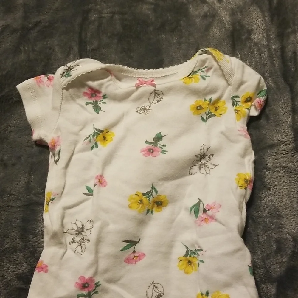 Carter's Baby Girl's Floral Onesie